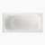 Round Bath 1525mm White No Overflow (Tile Flange) [156427]