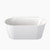 Back-to-Wall Round Freestanding Bath 1400mm (No Overflow) White [156431]