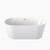Round Freestanding Bath 1400mm w/Overflow White [156434]
