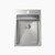 Flushline Square Tub Laundry Sink 25L Stainless Steel 1 Tap Hole [156449]
