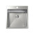 Flushline Square Tub Laundry Sink 35L Stainless Steel 1 Tap Hole [156451]