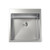 Flushline Square Tub Laundry Sink 35L Stainless Steel 3 Tap Holes [156452]