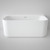Luna Back-to-Wall Bath 1400mm White with Overflow [156795]