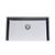 Prism Large Single Bowl Undermount/Overmount Stainless Steel [156840]