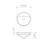 Round Inset Basin with Tap Landing 400mm with Overflow white 1 Tap Hole [159743]