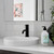 Round Inset Basin with Tap Landing 400mm with Overflow white 1 Tap Hole [159743]