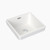 Square Inset Basin 350mm White 0 Tap Holes [165333]