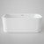 Luna Freestanding Bath 1400mm White w/Overflow [166497]