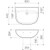 Care 600 Wall Basin White 3 Tap Holes [192198]