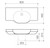 Opal 900 Twin Wall Basin with Plug and Waste White 3 Tap Holes [192210]