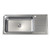 Punch Mega Single End Left Hand Bowl Sink Stainless Steel 1 Tap Hole [192387]