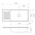 Punch Mega Single End Right Hand Bowl Sink Stainless Steel 1 Tap Hole [192388]