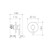 Blaze Pin Caroma Bath/Shower Mixer Chrome [153054]