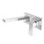 Blaze Wall Bath Mixer with Plate & 200mm Spout Chrome [165558]