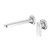 Aio Wall Basin Mixer with 200mm Spout 4Star Chrome [192687]