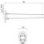 Soft Square Bath Spout 300mm Matte Black [193951]