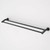 Cosmo Metal Double Towel Rail 930mm Black [192669]