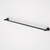 Cosmo Metal Single Towel Rail Black 930mm [192671]