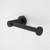 Cosmo Metal Toilet Roll Holder Black [192723]