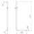 Opal Support Shower Rail 90 Degree Chrome [193046]