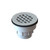 Plastic Shower Base Waste 80mm With 50mm Outlet White [025281]