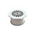 Plastic Octaganal Floor Waste 100mm with Fins White [024966]