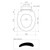 Stylus Novalink Mk2 Toilet Seat Plastic Hinge [061018]
