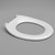Caravelle Care Single Flap Toilet Seat White [064409]