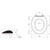 Caravelle Care Single Flap Toilet Seat White [064409]