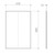 Invisi Series II® Large Single Flush Bottom Push Access Panel [111401]