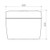 Solitaire II ML/LL Connector Bottom Inlet Cistern (No Seat Included) 6/3L White 3Star [118938]