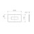 Invisi II Invisi Series II Rectangle Metal Single Flush Plate & Buttons Satin [140509]