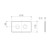 Invisi Series II® Round Dual Flush Plate & Buttons (Metal) Matte Black w/Black Buttons [139900]