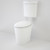 Care 610 Cleanflush Connector P Trap Suite with Caravelle Double Flap Seat White [191942]