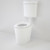 Care 610 Cleanflush Connector P Trap Suite with Caravelle Single Flap Seat White [191944]