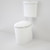 Care 610 Cleanflush® Connector Easy Height SNV Suite w/Caravelle Double Flap Seat White 4Star [191951]