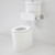 Care 610 Cleanflush® Connector Easy Height SNV Suite w/Backrest & Caravelle Single Flap Seat White 4Star [191952]