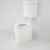 Care 610 Cleanflush® Connector Easy Height SNV Suite w/Caravelle Single Flap Seat White 4Star [191953]