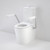 Care 660 Cleanflush Wall Faced CC Easy Height BE Suite w/Armrests & Caravelle Single Flap Seat White [191971]