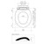 Caravelle Toilet Seat Soft Close Double Flap Quick Release Stainless Steel Hinge White [192003]