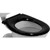 Caravelle Commercial Toilet Seat Single Flap Black [192004]