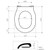 Opal II Single Flap Seat White [192027]