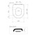 Liano Junior Toilet Seat Single Flap White [192019]