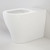 Luna Cleanflush® Back-to-Wall Faced Bottom Inlet Pan White [192055]