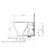 Luna Cleanflush® Back-to-Wall Faced Bottom Inlet Pan White [192055]
