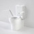 Opal Cleanflush Easy Height Wall Faced Close Coupled Suite with Single Flap Seat and Armrest [192091]