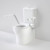 Opal Cleanflush Easy Height Wall Faced Close Coupled Suite with Single Flap Seat and Nurse Call Armrest Left [192092]