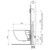 Urbane Wall Hung Pan (Pan Only No Seat) White 4Star [192192]
