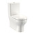 Round Back-to-Wall Close Coupled Toilet Suite Bottom Inlet (High Profile Seat) White 4Star [192290]