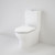 Round Back-to-Wall Close Coupled Toilet Suite Bottom Inlet (High Profile Seat) White 4Star [192290]